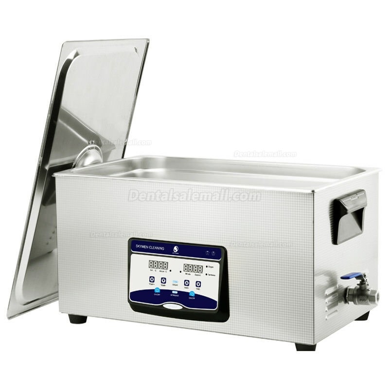 22L Ultrasonic Cleaner Ultrasonic Cleaning Machine with Timer Heater Degassing Semiwave Function JP-080S